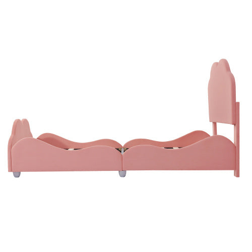 MDF Metallic Fabric Children's Bed Frame