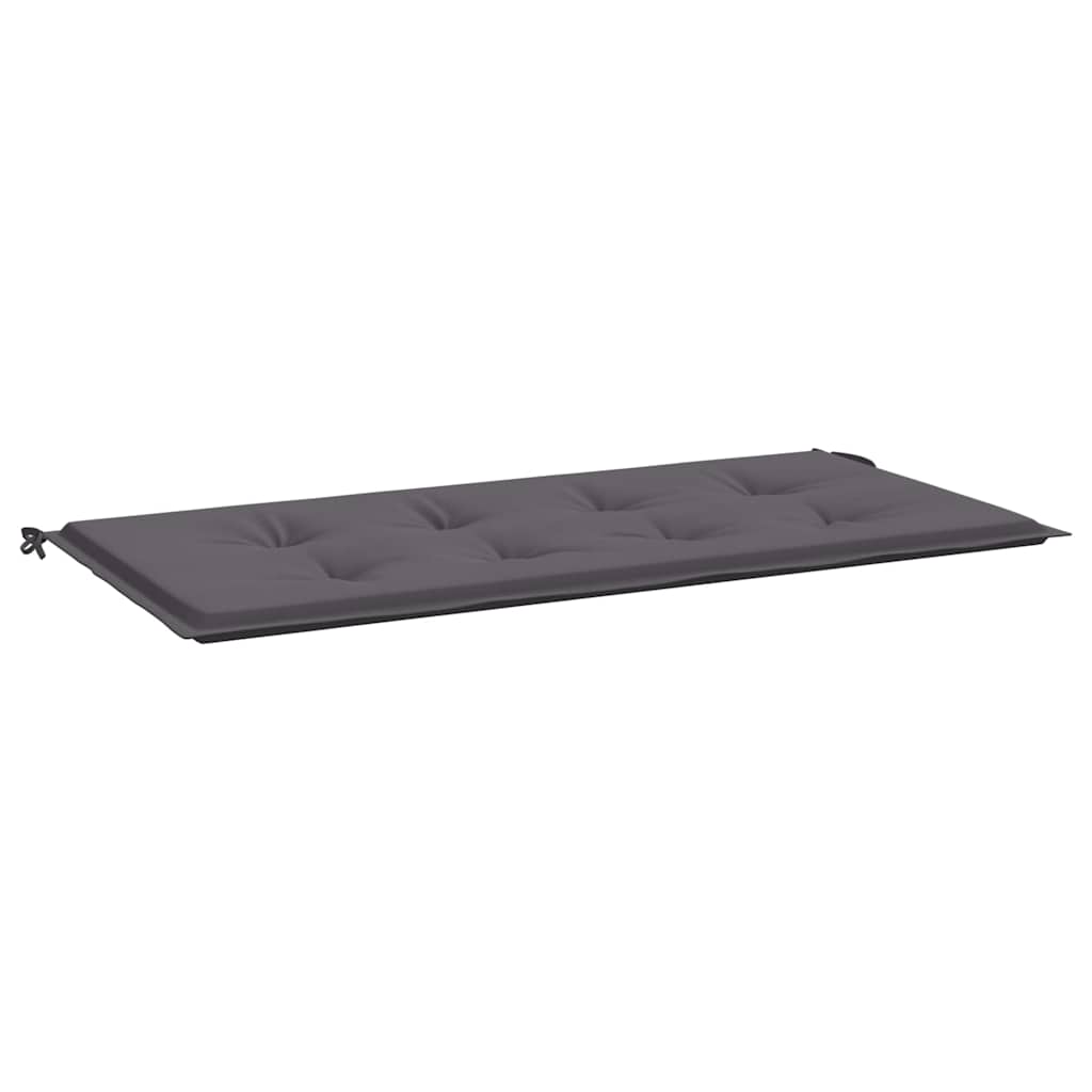 Gartenbank-Auflage Anthrazit 120x50x4 cm Oxford-Gewebe