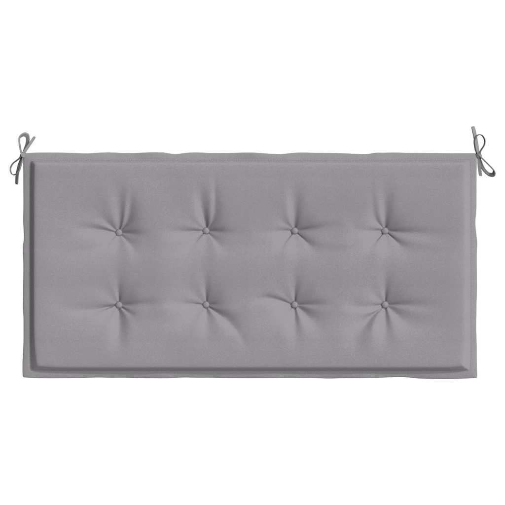 Gartenbank-Auflage Grau 120x50x4 cm Oxford-Gewebe