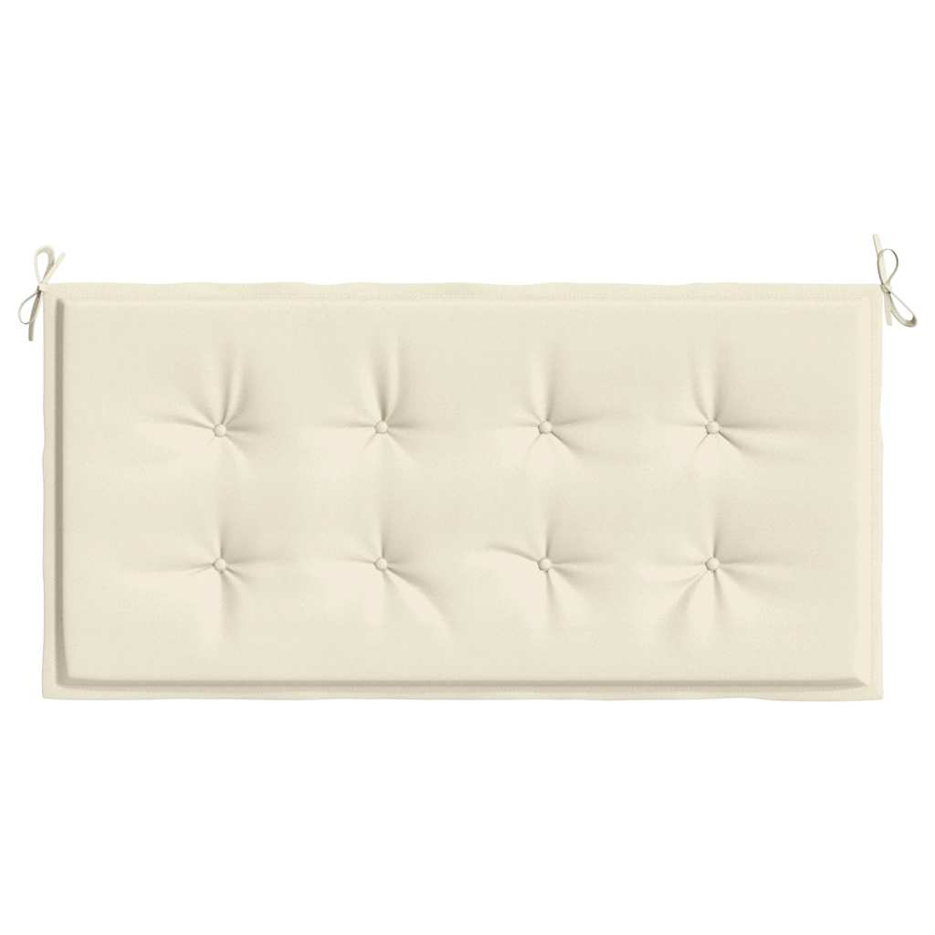 Gartenbank-Auflage Creme 100x50x4 cm Oxford-Gewebe