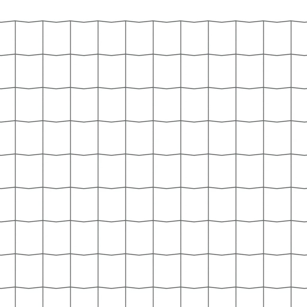 Eurozaun Stahl 10 x 1,2 m Grau