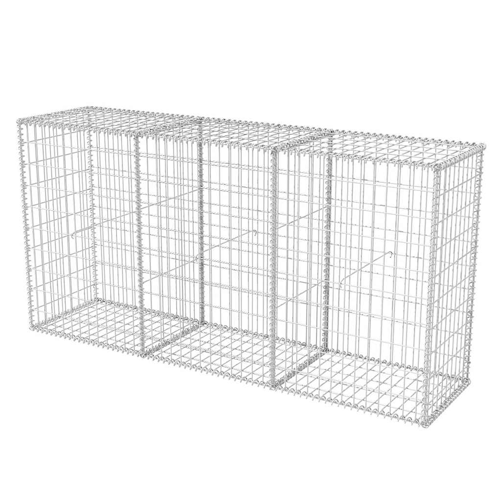Gabionenkorb Stahl 200×50×100 cm