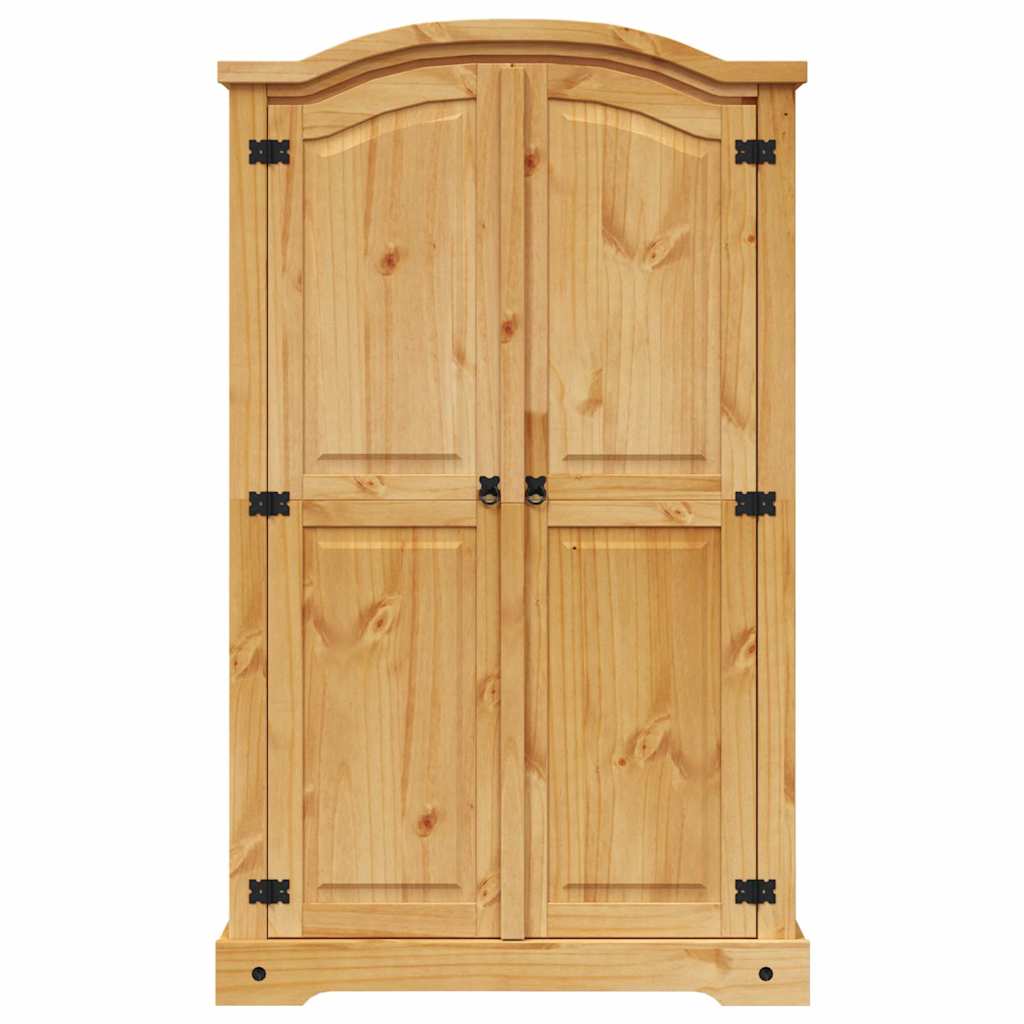 Kleiderschrank Mexiko-Stil Kiefernholz 2 Türen