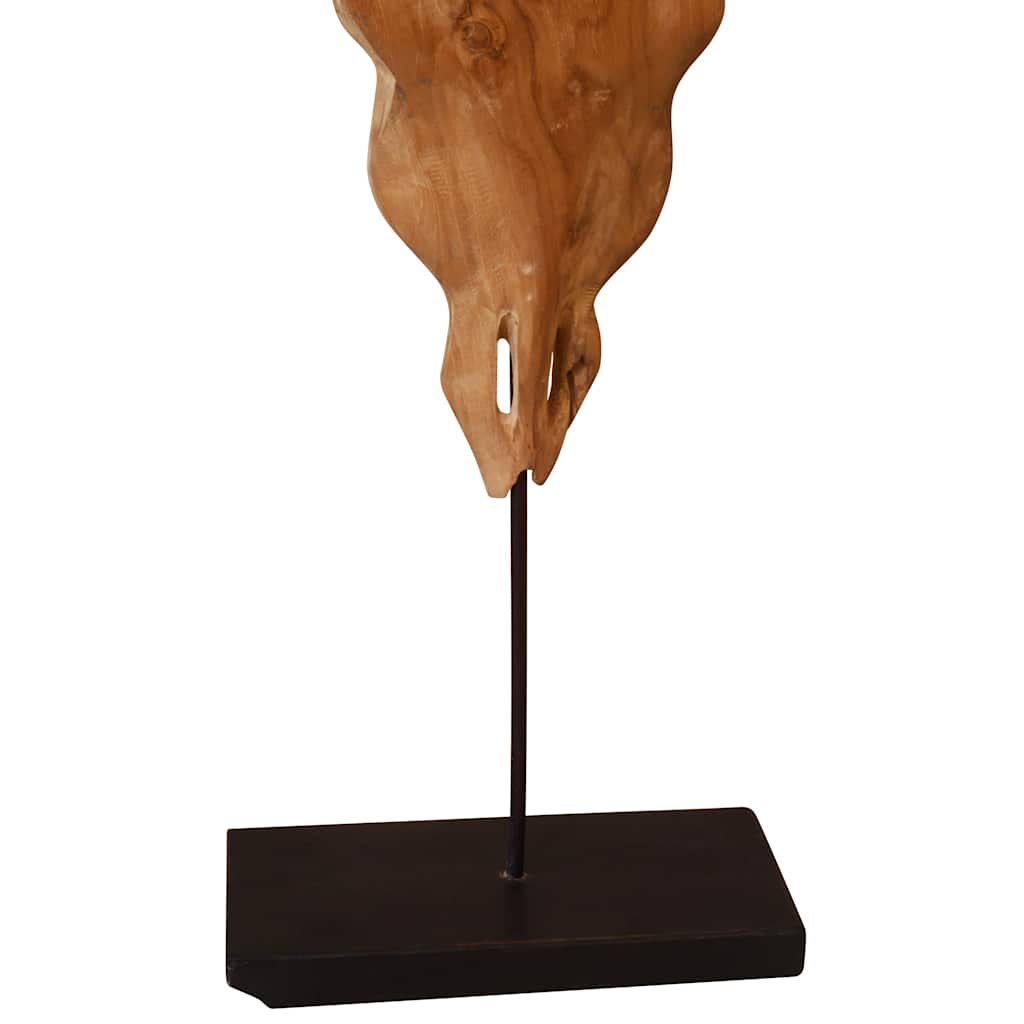 Bull head sculpture teak 66x15x88 cm