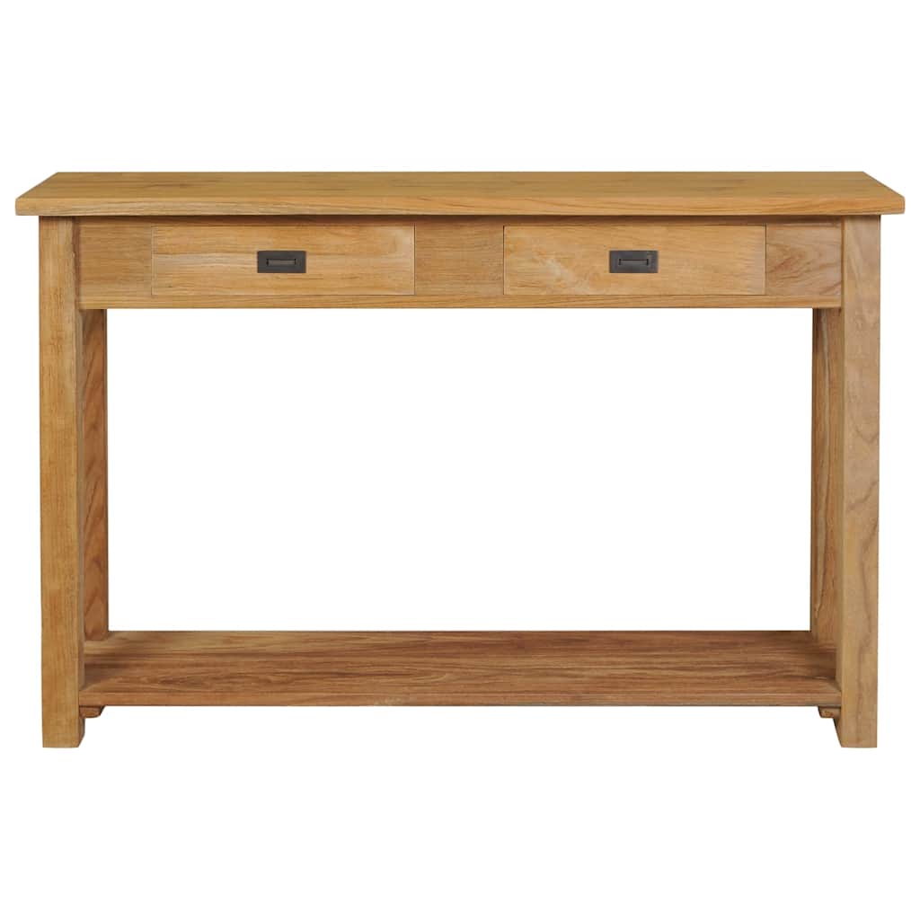 Console table solid teak 120x30x80 cm