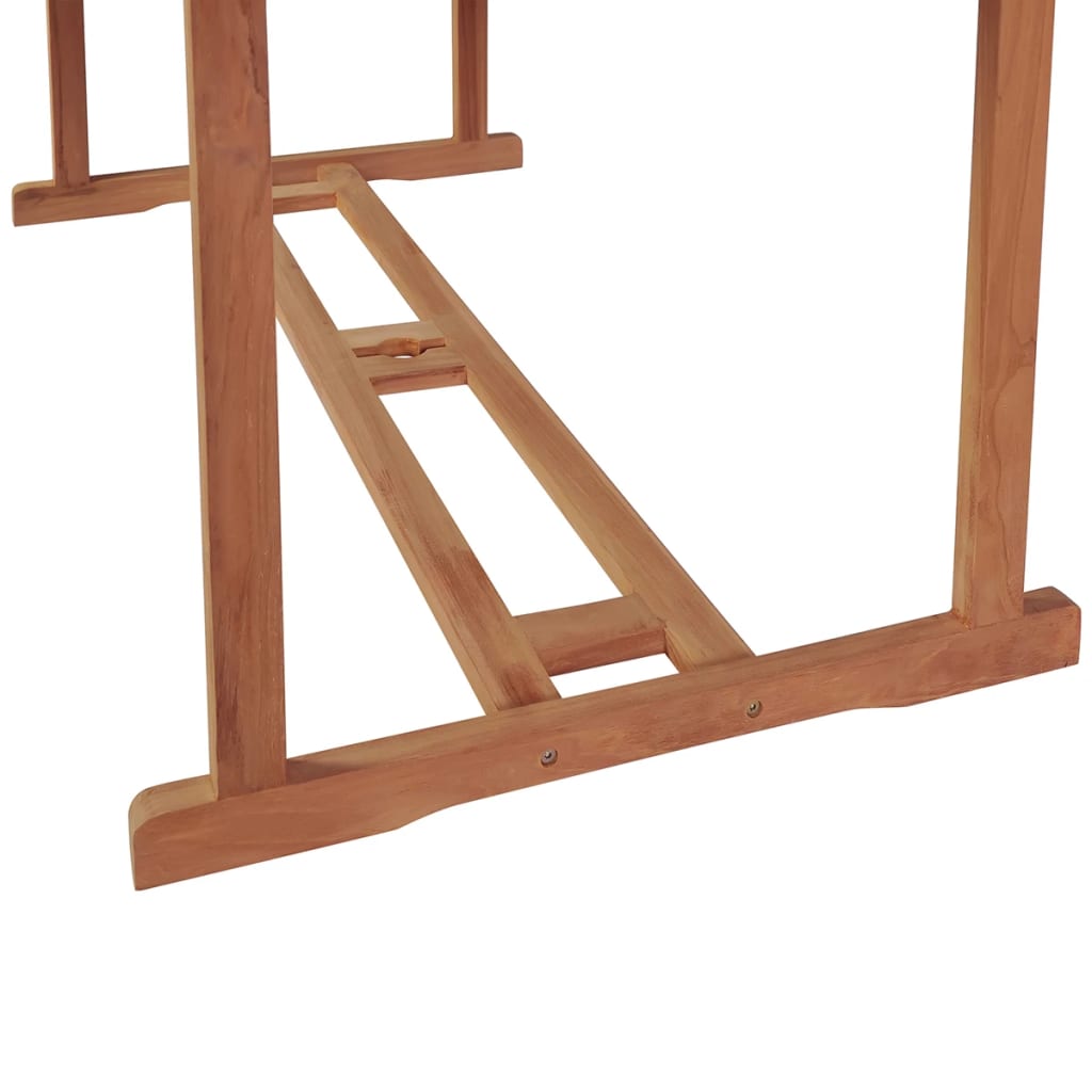 Garden table 180x90x75 cm solid teak wood