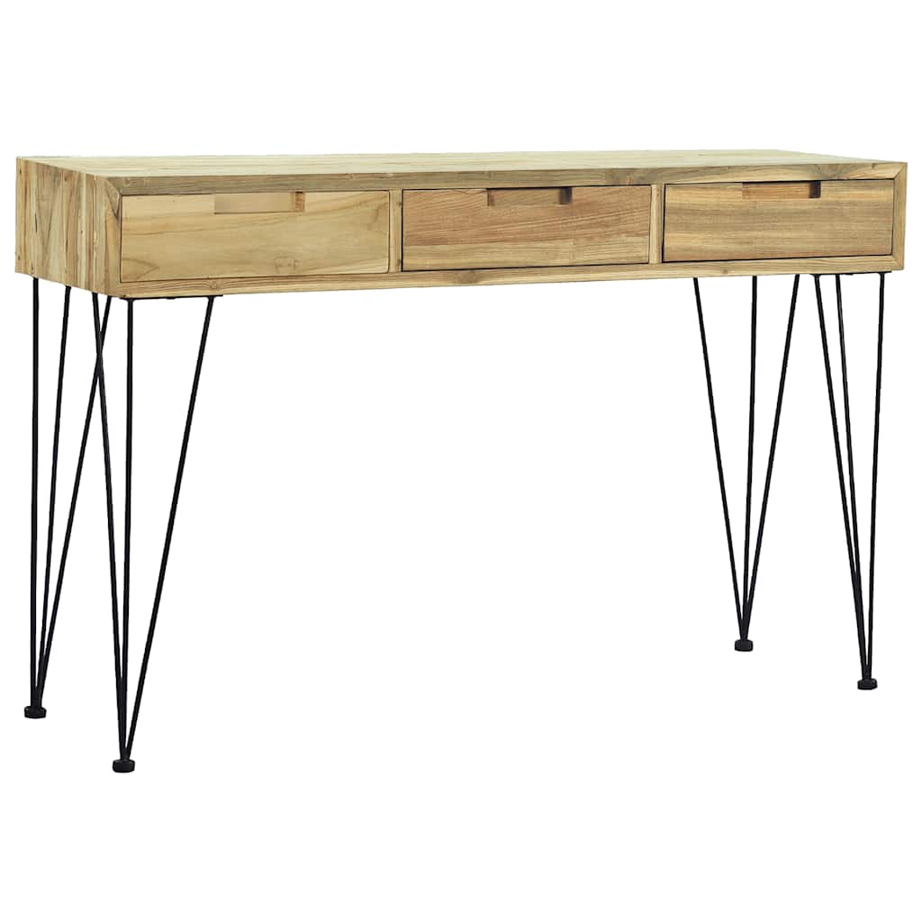 Console table 120 x 35 x 76 cm solid teak