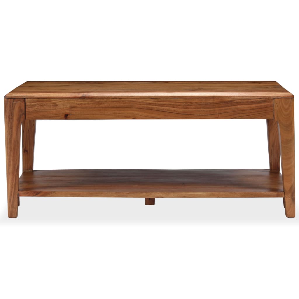 Couchtisch Massivholz 88x50x38 cm