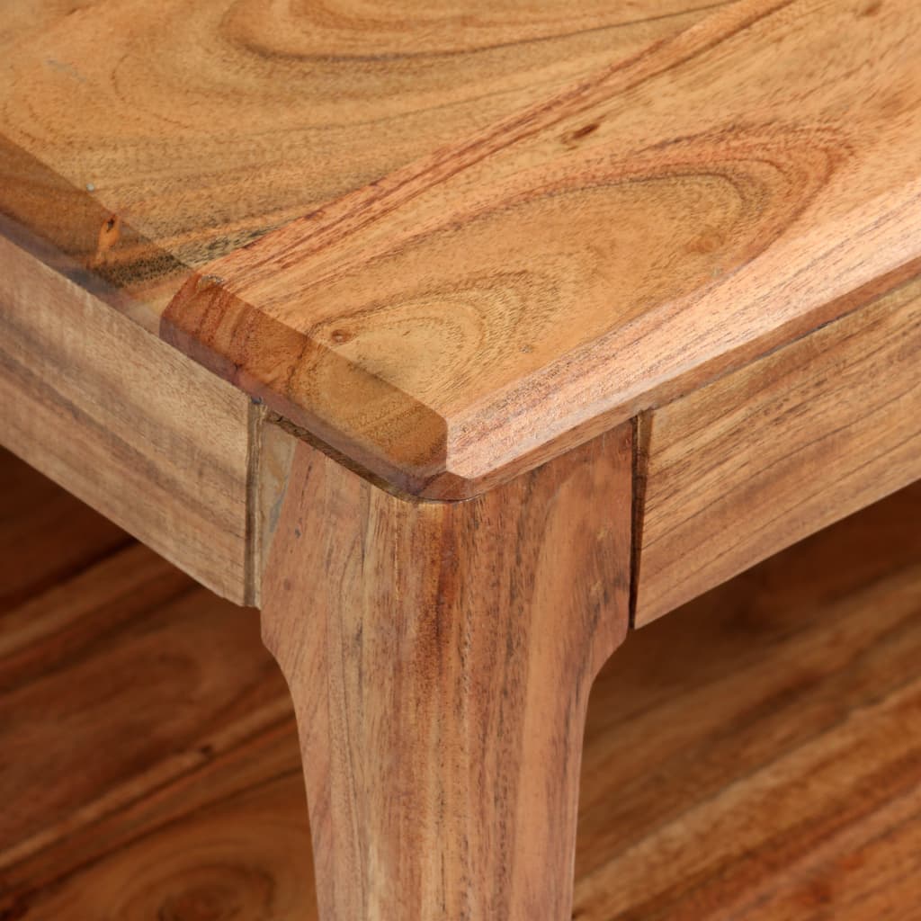 Couchtisch Massivholz 88x50x38 cm
