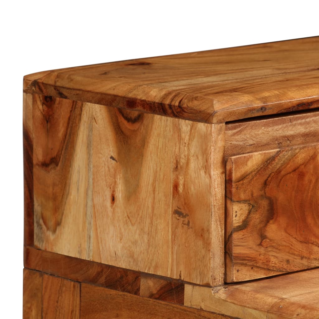 Desk with drawers solid wood 88 x 50 x 90 cm