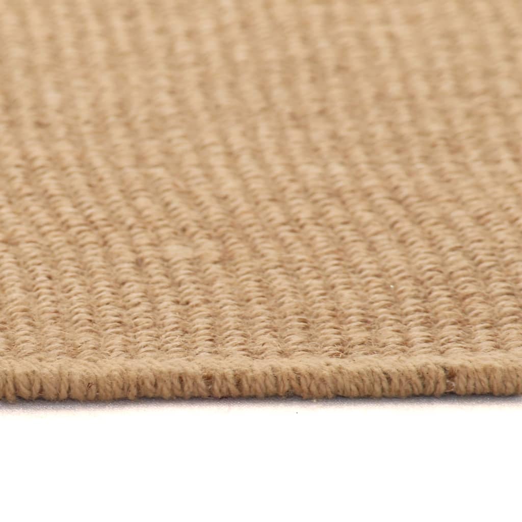 Teppich Jute mit Latexrücken 70x130 cm Natur