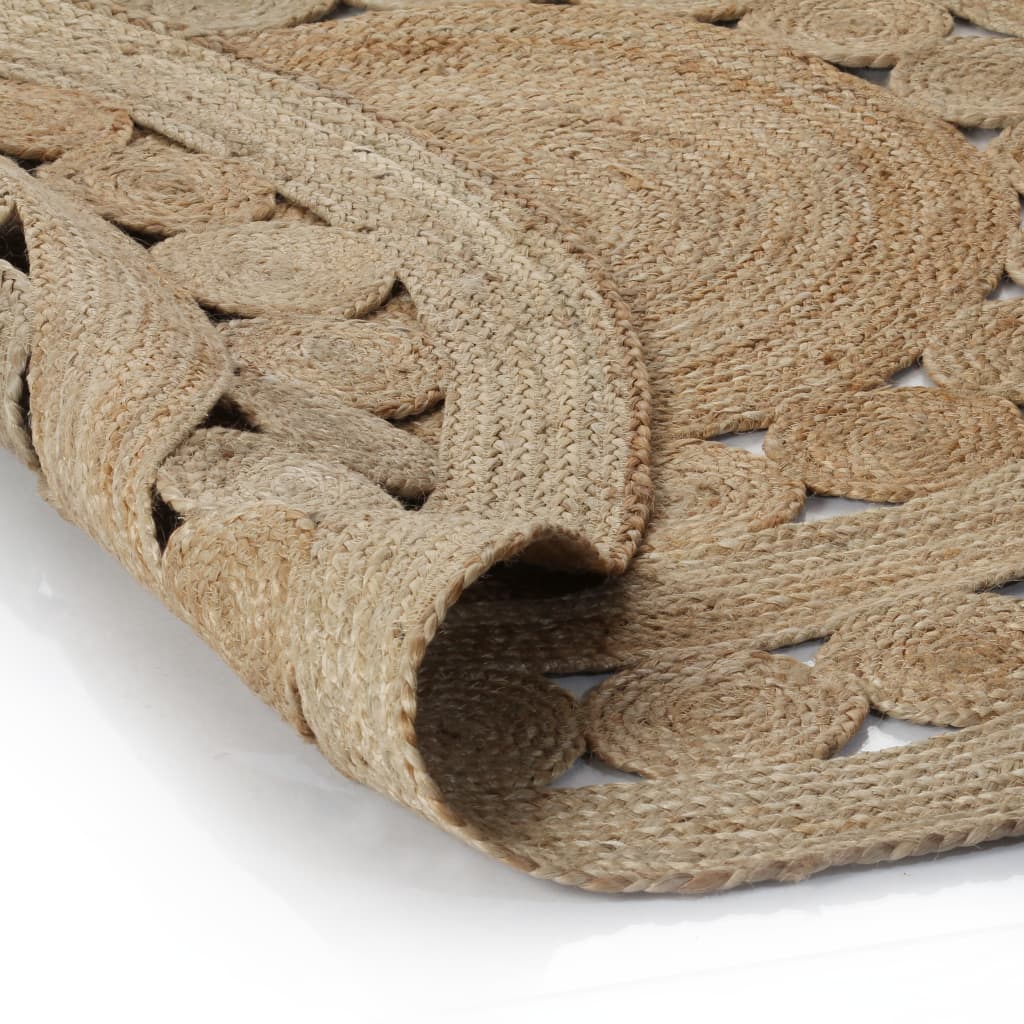 Braided Jute Rug 150 cm Round