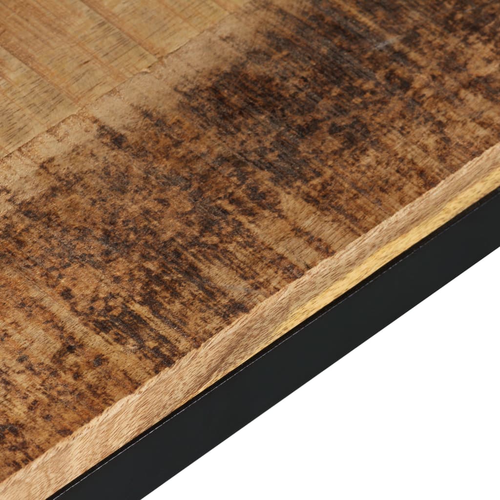 Solid mango wood bench 160x35x45 cm