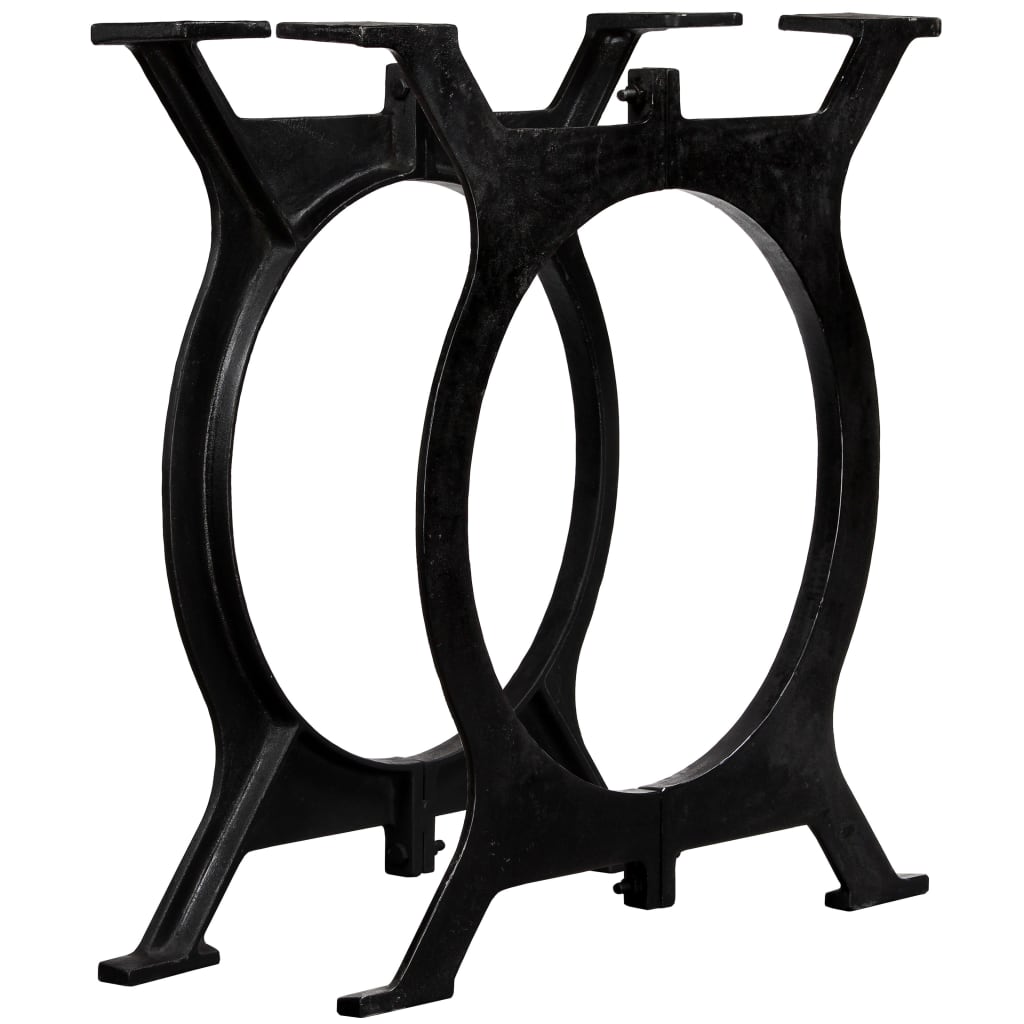 Dining table legs 2 pcs. O-frame cast iron