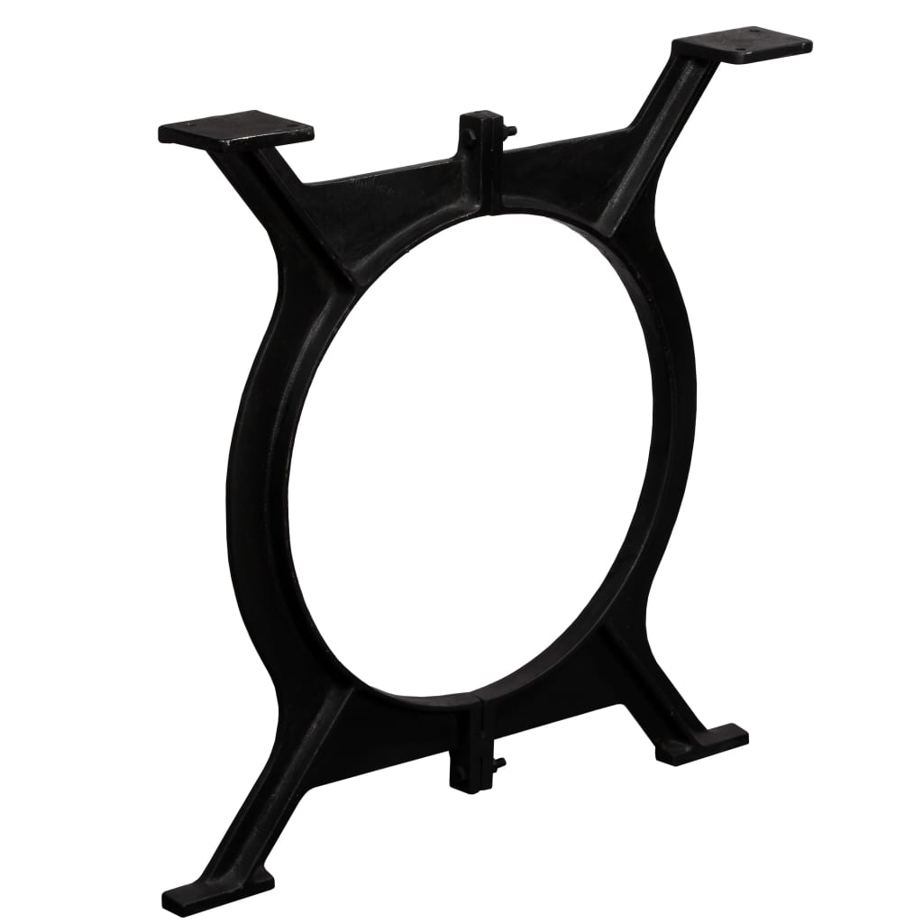 Dining table legs 2 pcs. O-frame cast iron