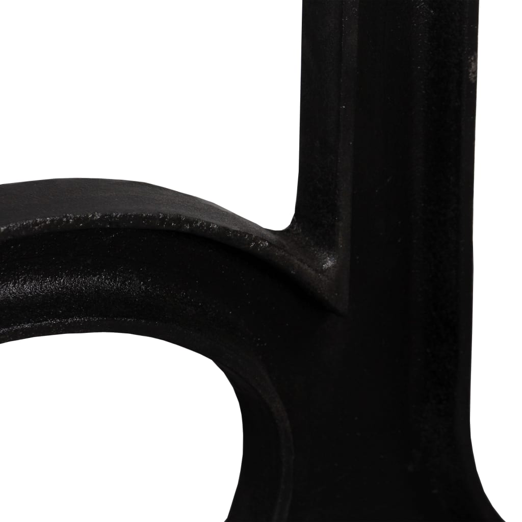 Coffee table legs 2 pcs. with curved base A-frame cast iron