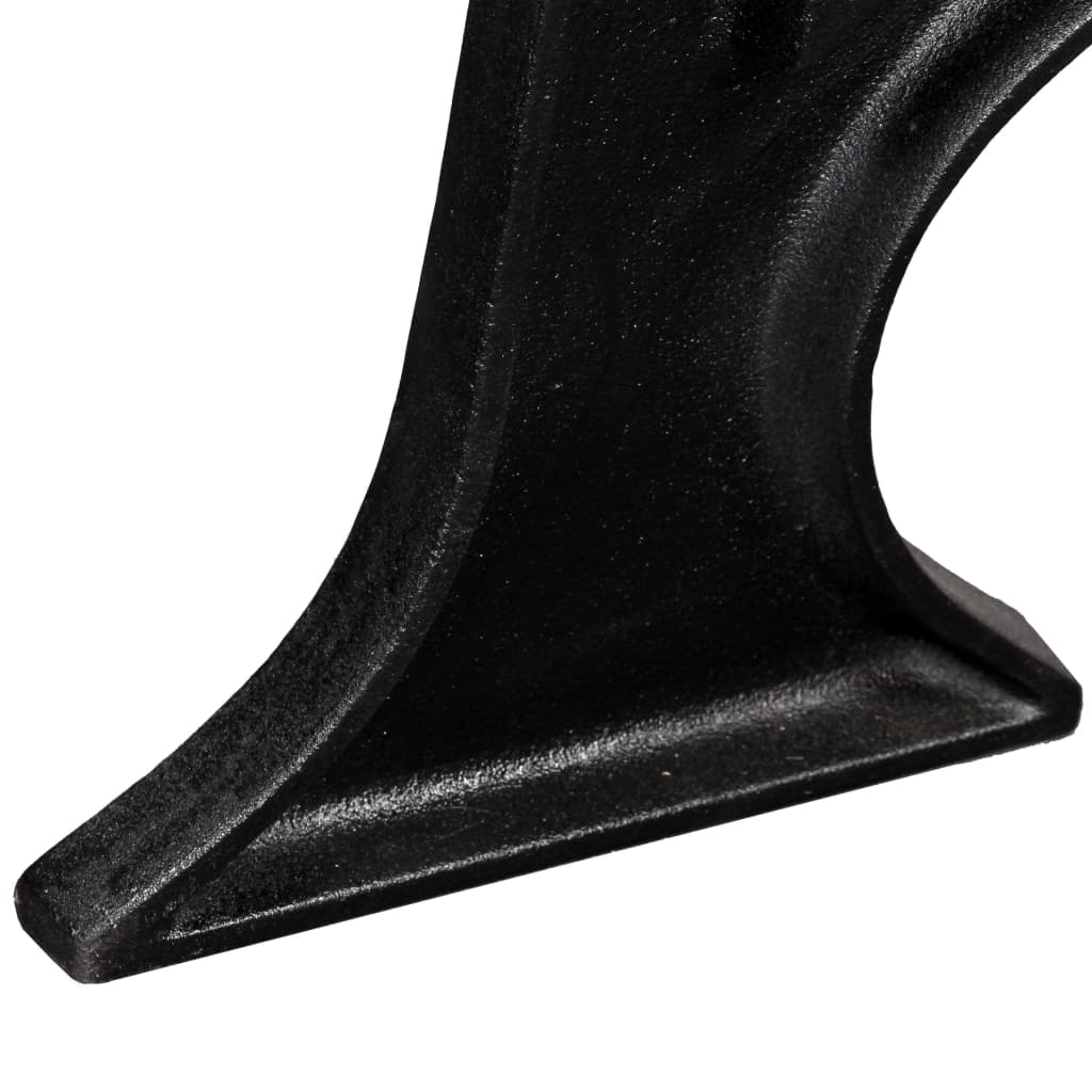 Coffee table legs 2 pcs. with curved base A-frame cast iron