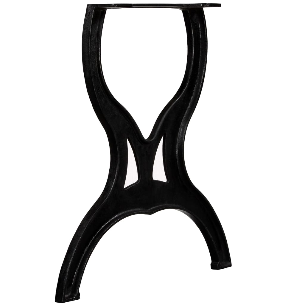 Dining table legs 2 pcs. X-frame cast iron