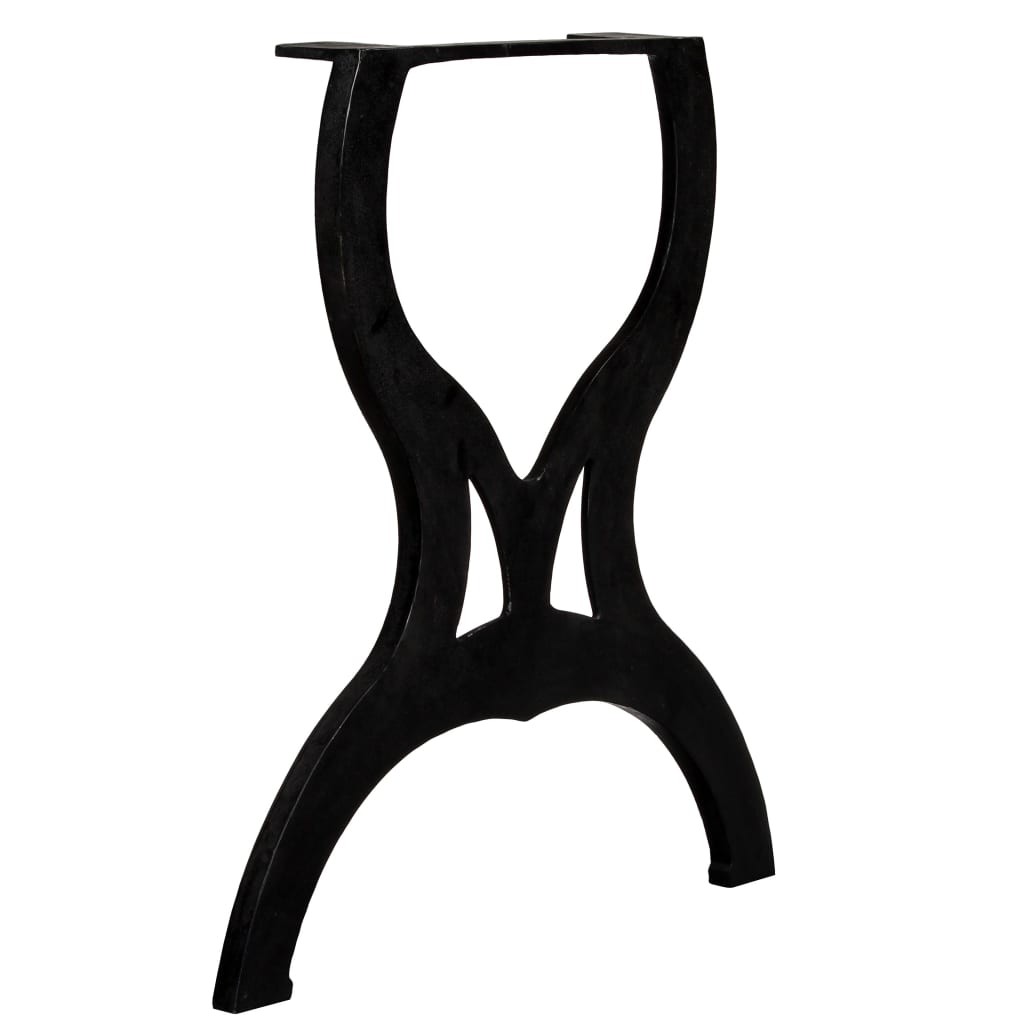 Dining table legs 2 pcs. X-frame cast iron