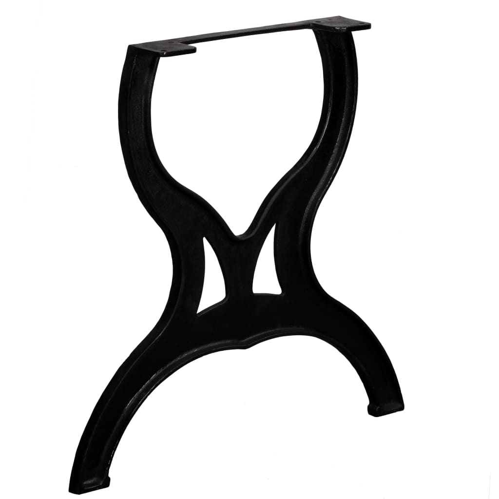 Dining table legs 2 pcs. X-frame cast iron