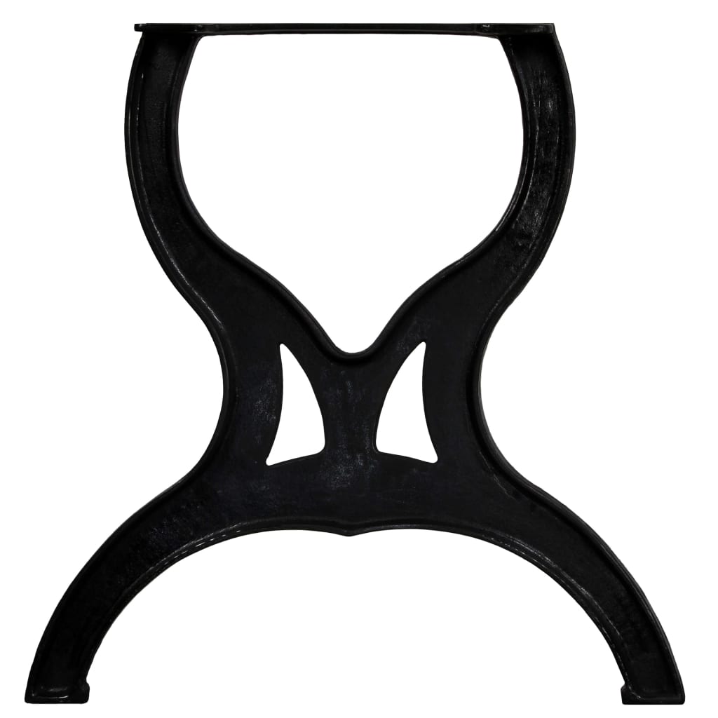 Dining table legs 2 pcs. X-frame cast iron