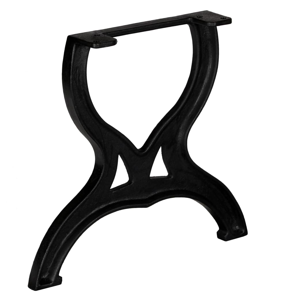 Coffee table legs 2 pcs. X-frame cast iron