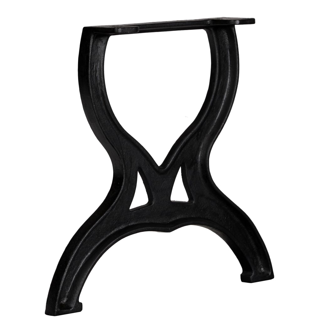 Coffee table legs 2 pcs. X-frame cast iron