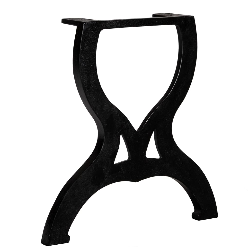 Coffee table legs 2 pcs. X-frame cast iron