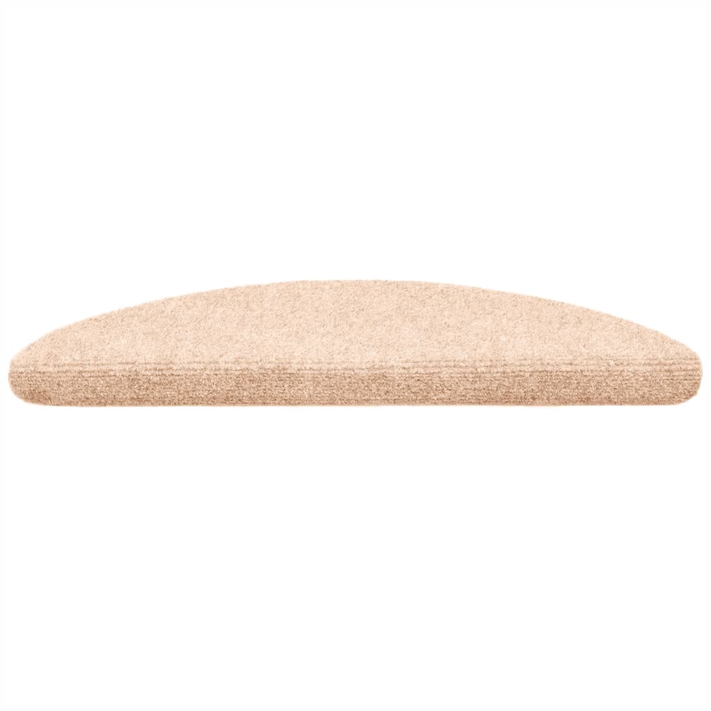 Stufenmatten Selbstklebend 15 Stk. 56x17x3 cm Hellbraun Halbrund