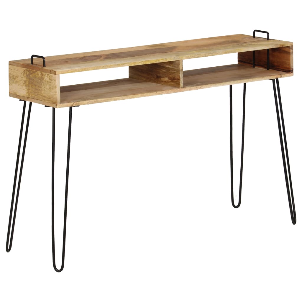 Console table made of solid mango wood 115 x 35 x 76 cm