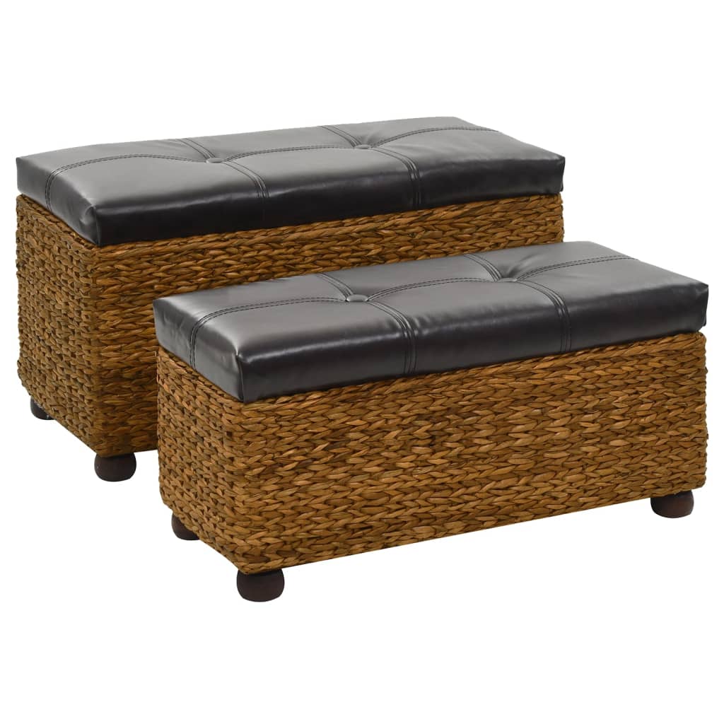 2-piece bench set, seagrass brown