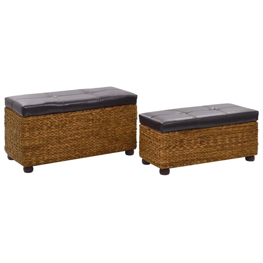 2-piece bench set, seagrass brown