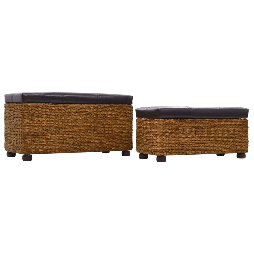 2-piece bench set, seagrass brown