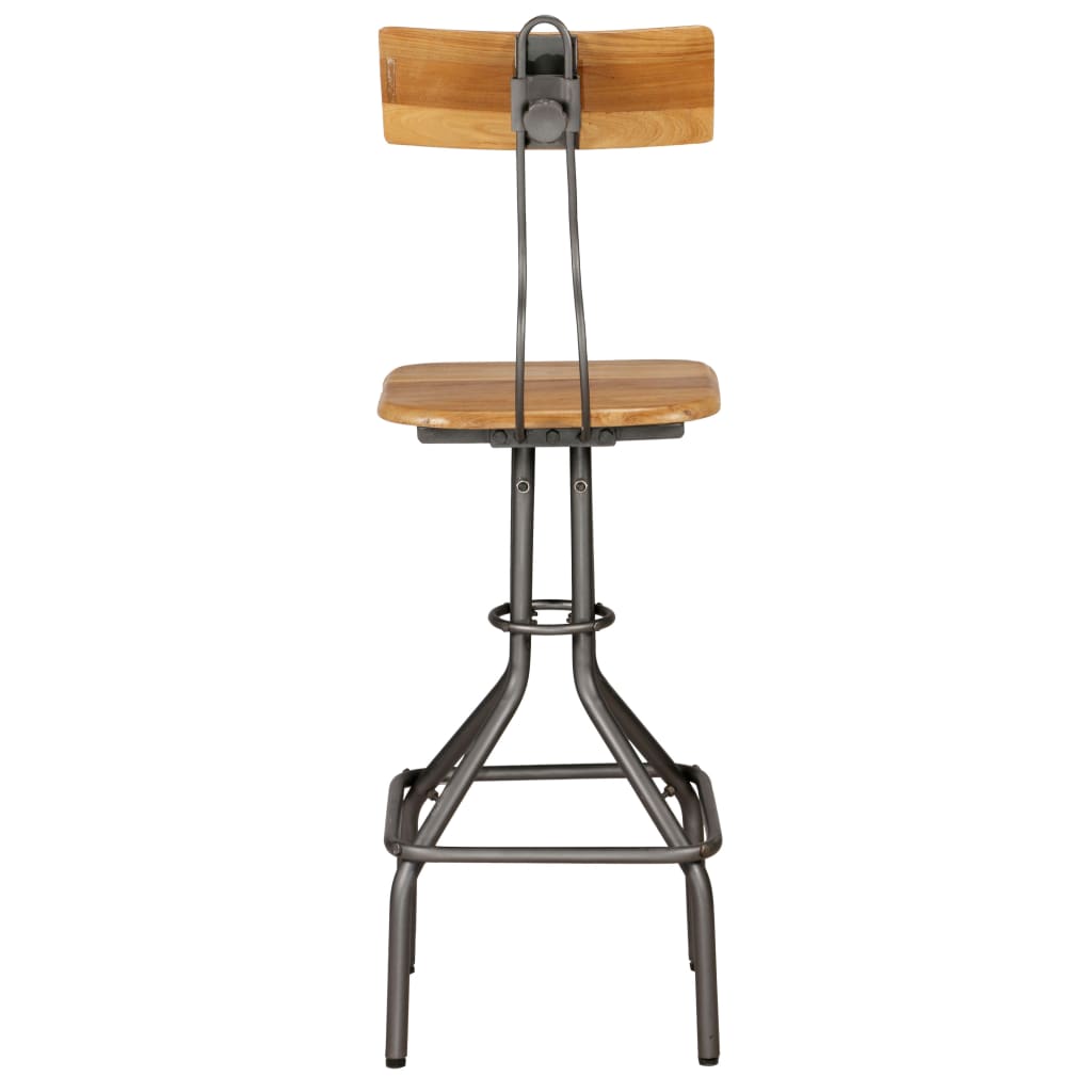 Bar-Set 3-tlg. Recyceltes Massivholz Teak