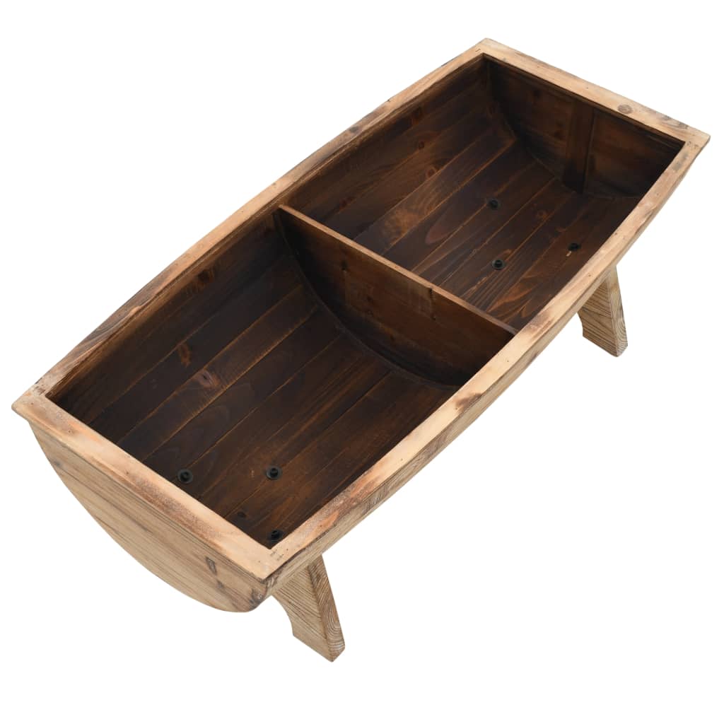 Storage bench solid wood and fabric 103 x 51 x 44 cm