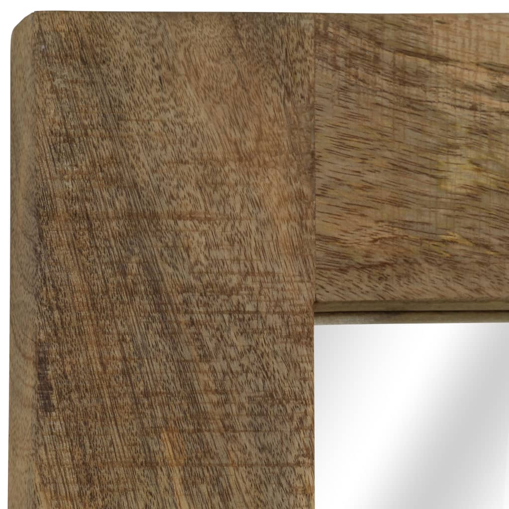 Solid mango wood mirror 50 x 110 cm