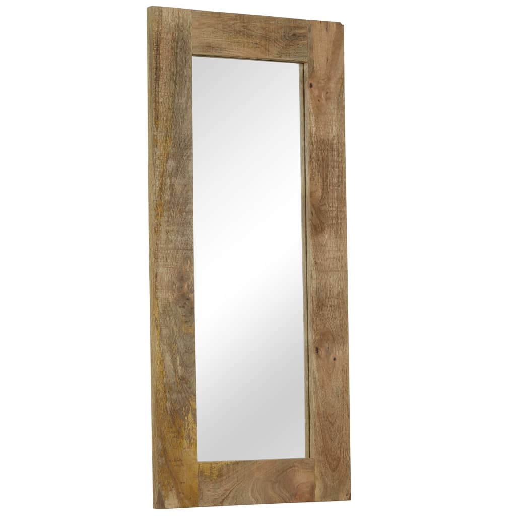 Solid mango wood mirror 50 x 110 cm
