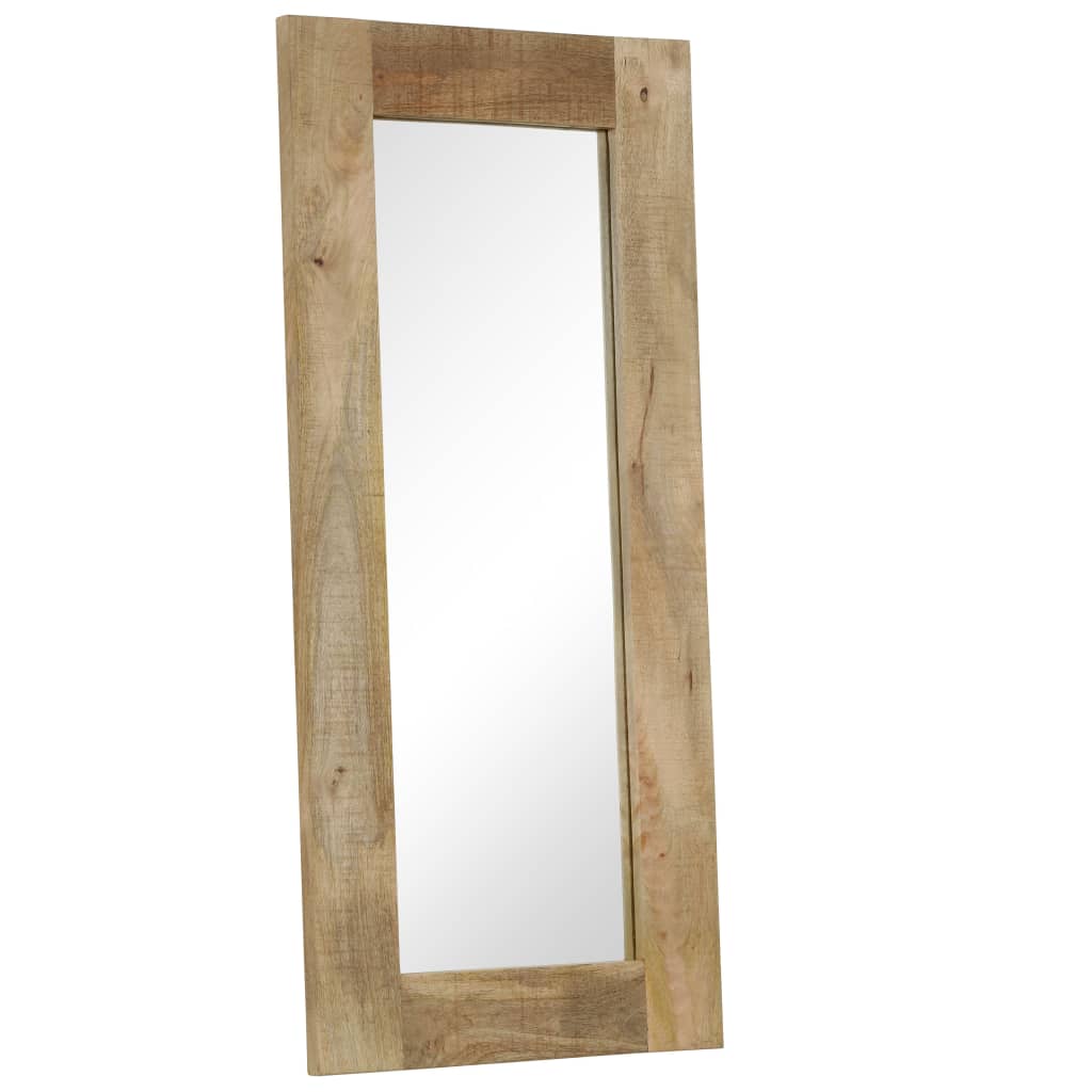 Solid mango wood mirror 50 x 110 cm