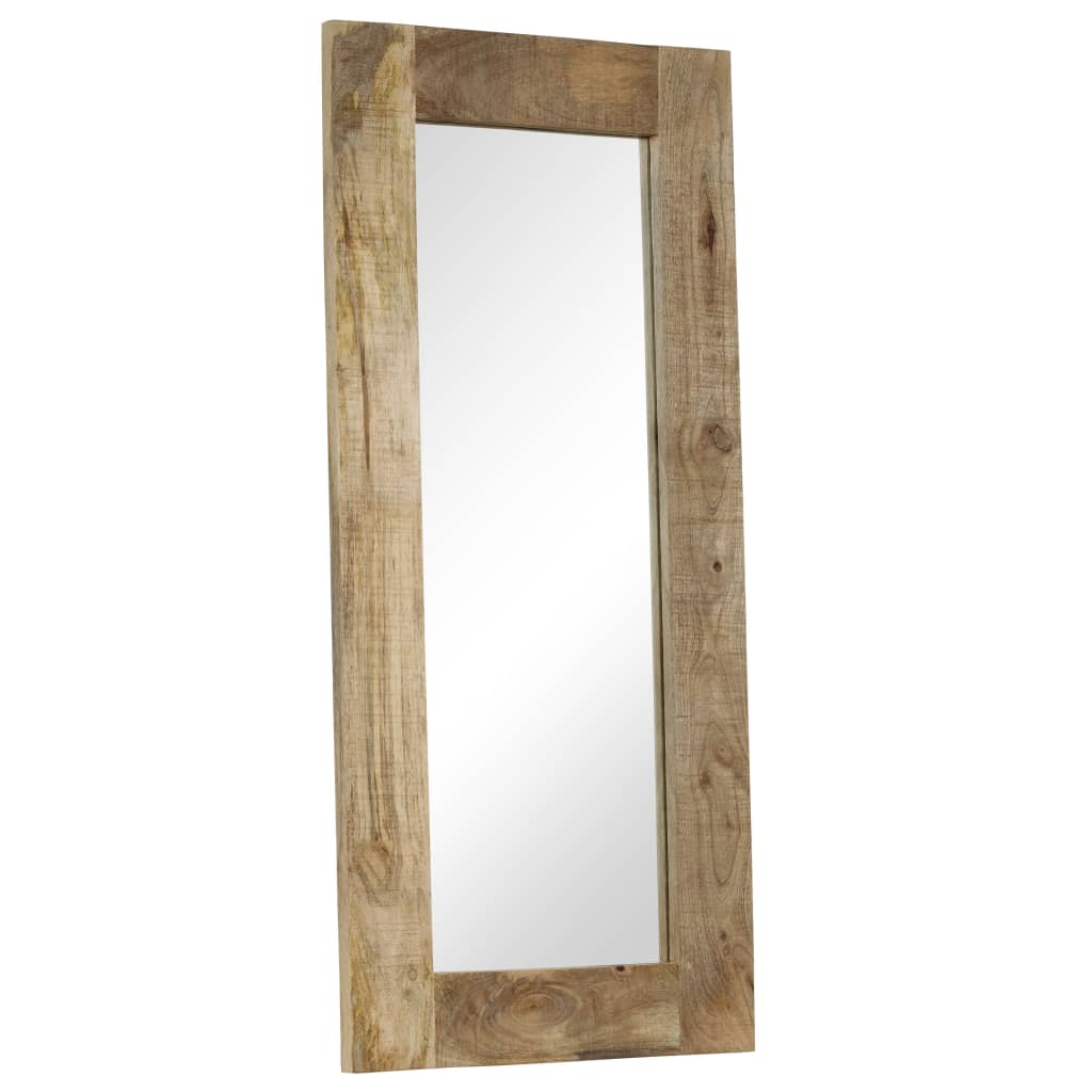 Solid mango wood mirror 50 x 110 cm
