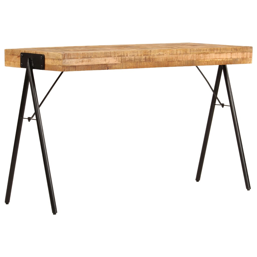 Desk solid mango wood 118 x 50 x 75 cm
