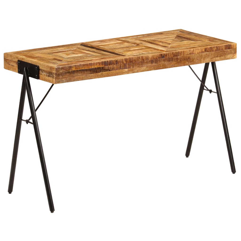 Desk solid mango wood 118 x 50 x 75 cm