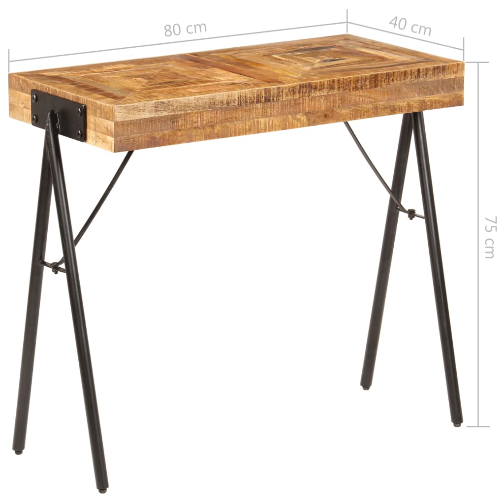 Konsolentisch Massivholz Mango 80x40x75 cm