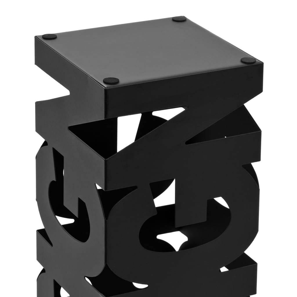 Umbrella stand design steel black