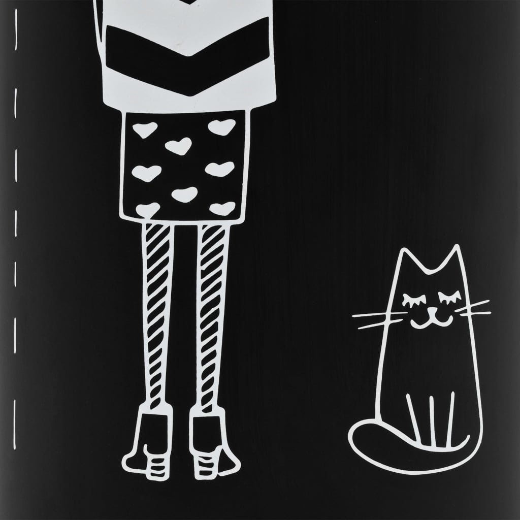 Umbrella stand women's design steel black
