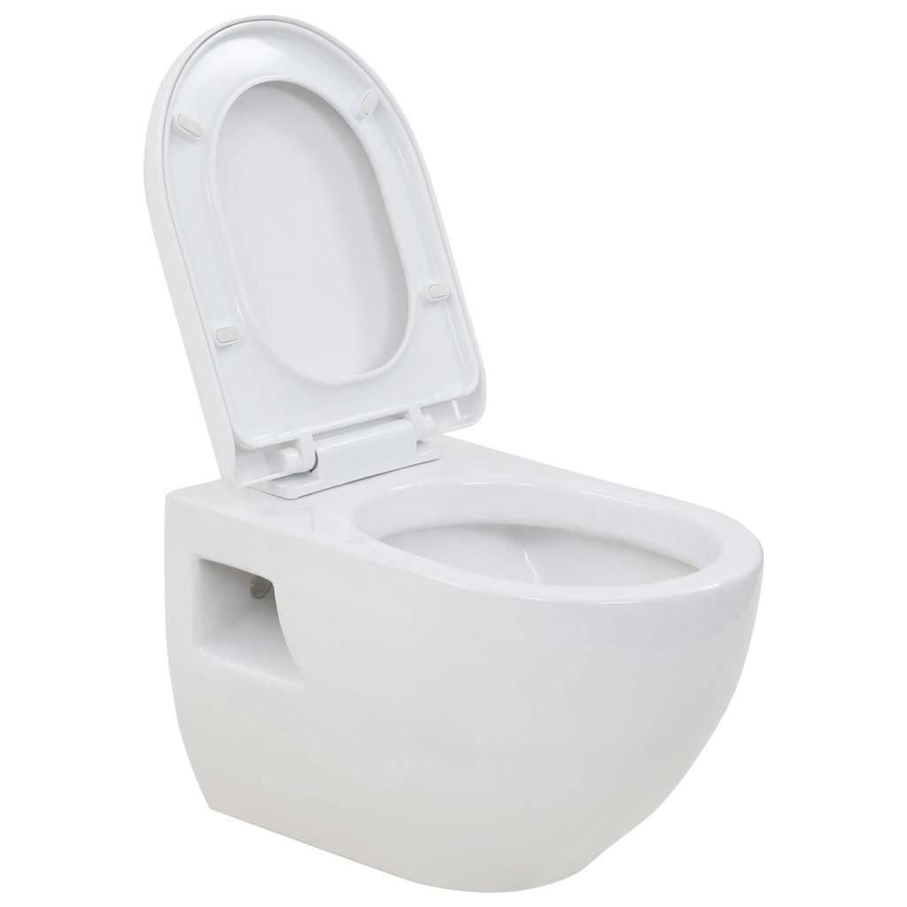 Wand-WC Keramik Weiß