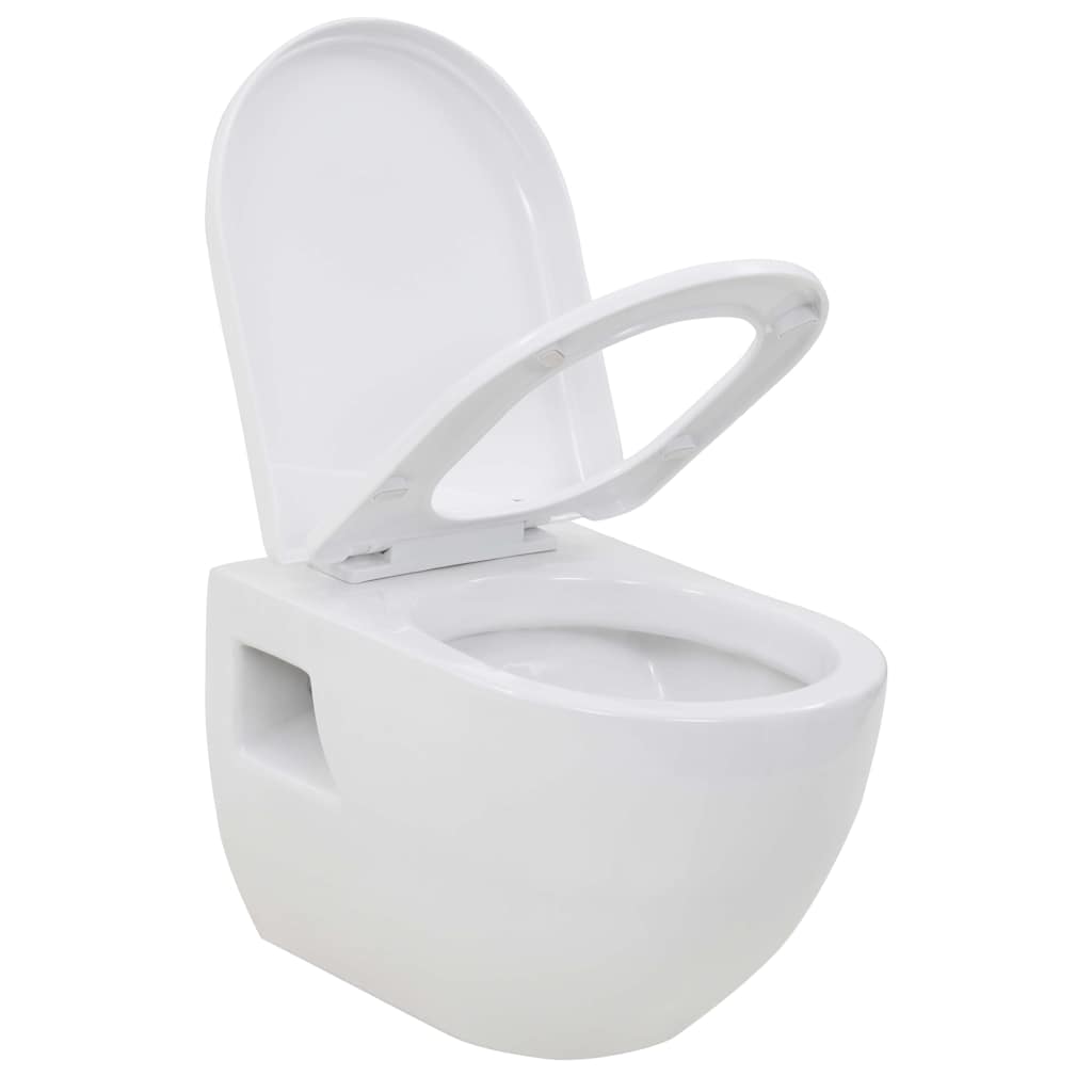 Wand-WC Keramik Weiß
