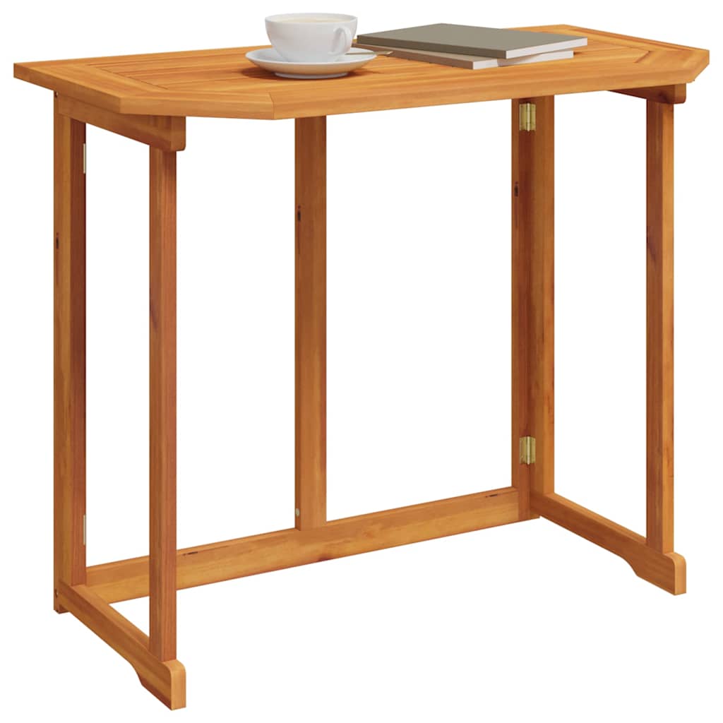 Bistrotisch 90x50x75 cm Akazie Massivholz