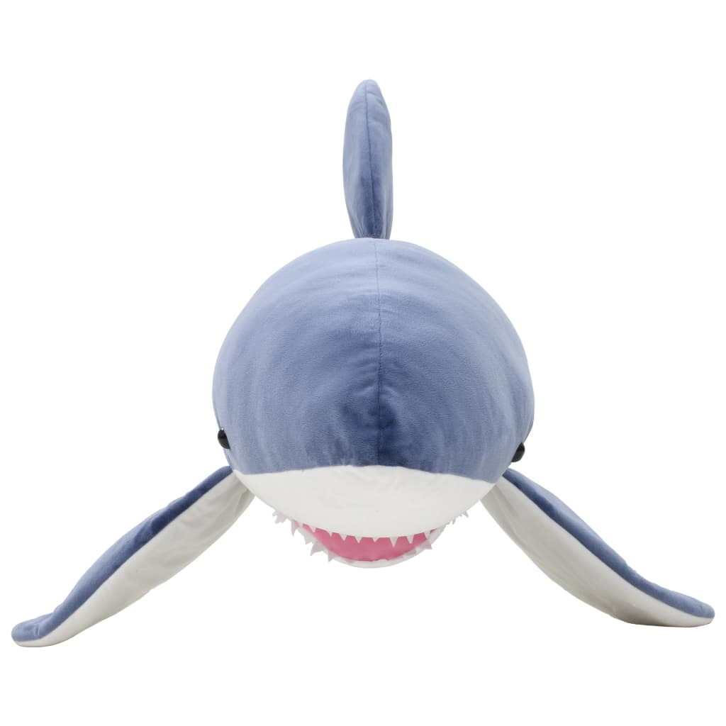 Great White Shark Plush Toy Blue and White