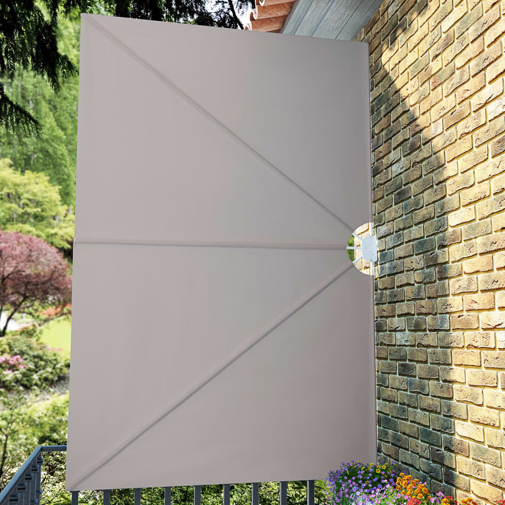 Foldable patio side fan cream 300×200 cm