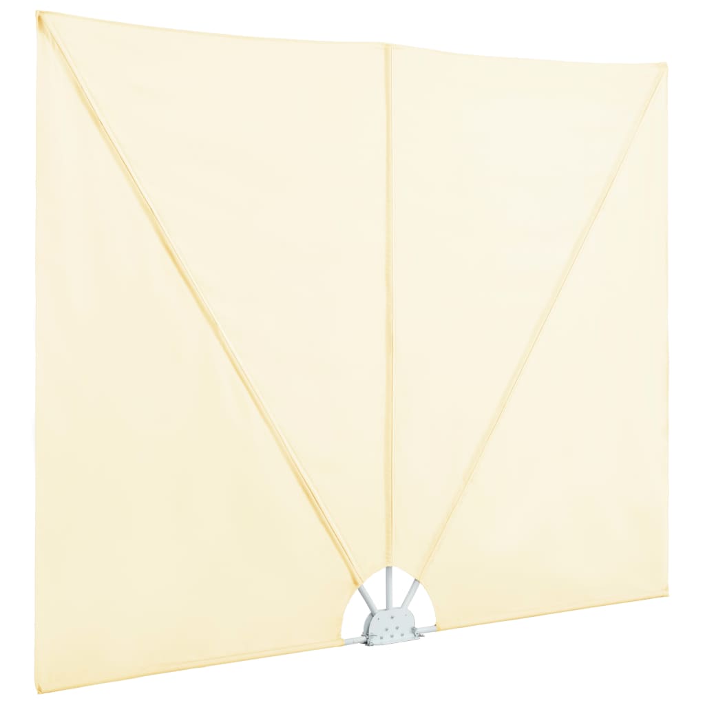 Foldable patio side fan cream 300×200 cm